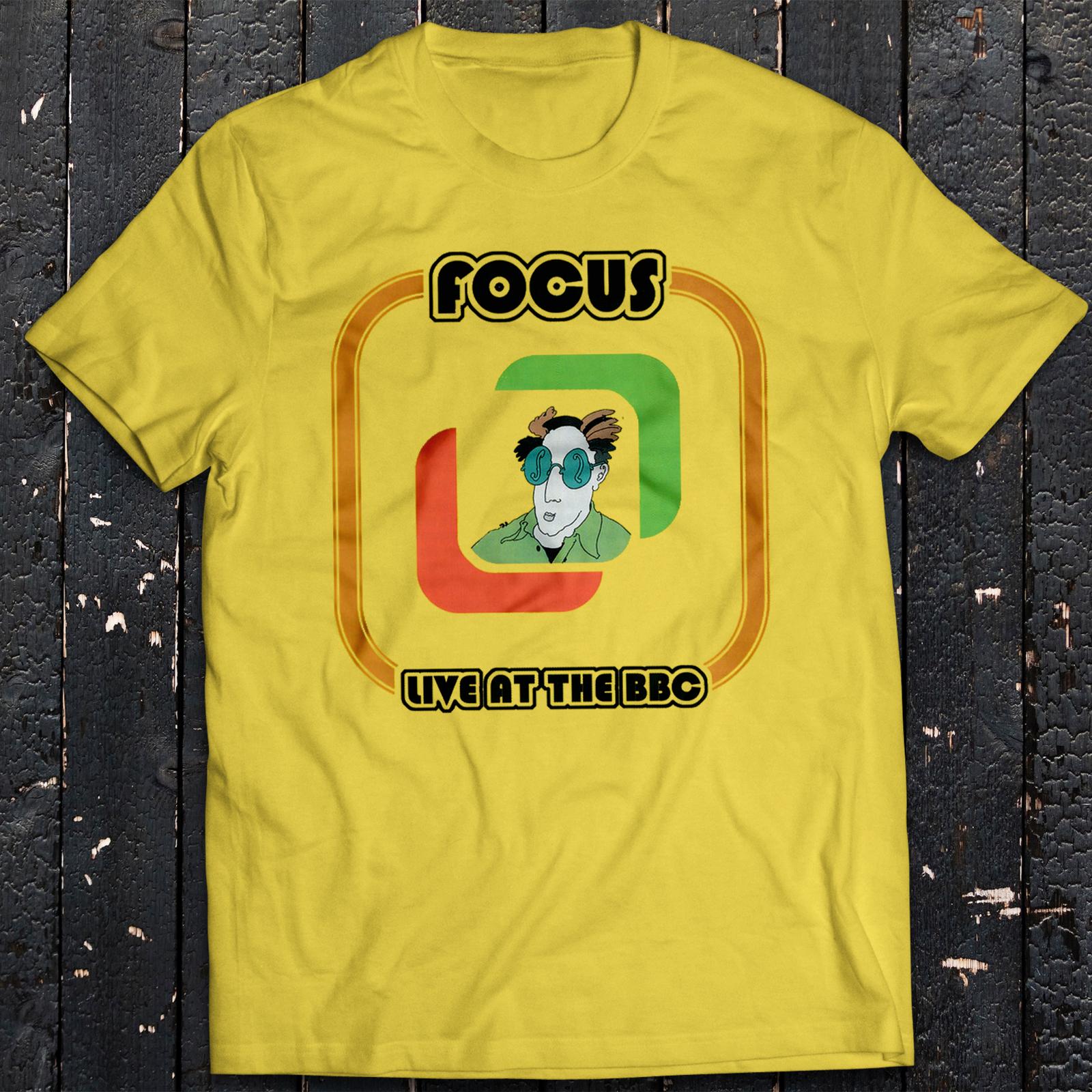 Classic Live at the BBC Focus band Shirt Thijs van Leer Unisex Rock Tee XXXXL