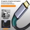 100W Quick Charging 5A USB C Extension Cable Male to Female 10Gbps Gen2 USB3.1 Data Cord