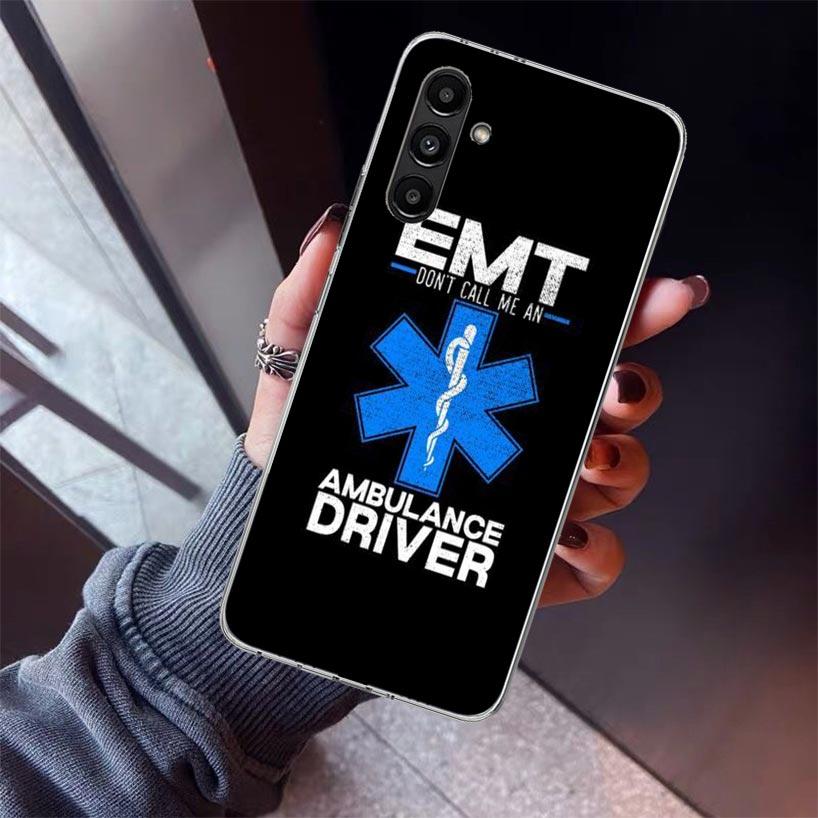 EMT EMS Medical Rescue Phone Case For Samsung Galaxy A17 A16 A15 A14 A13 A57 A56 A55 A54 A53 A37 A36 A35 A34 A33 A26 A25 A24 A23