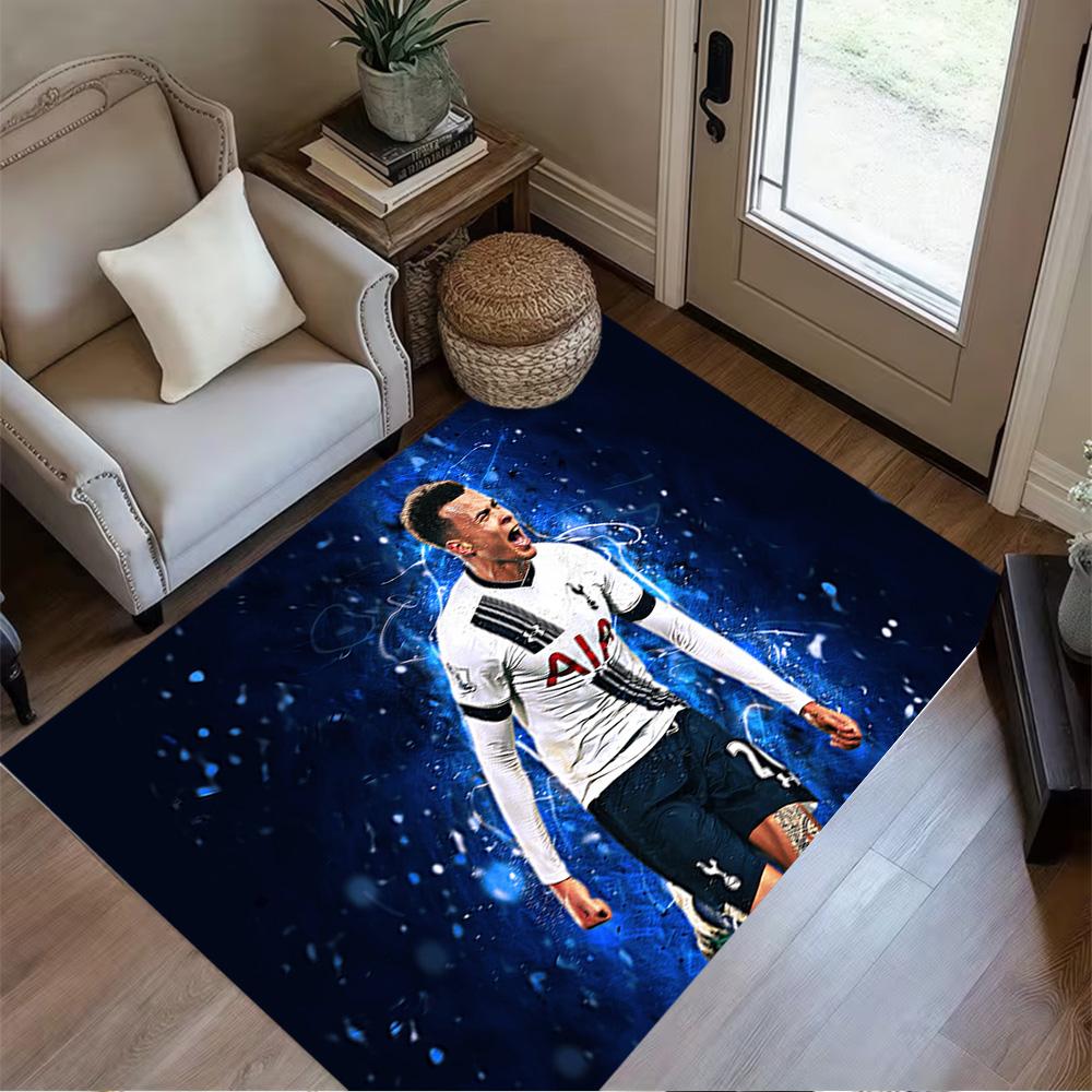 Tottenham Hotspur Celebration Carpet Suitable for Living Rooms Hallway Foyer Dining Room Antislip Carpet Office Home Decor Best for Christmas