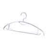 Clear PET Clothes Hanger Transparent Hanger With Non-Slip Pant Bar For All Kinds Of Clothes Household