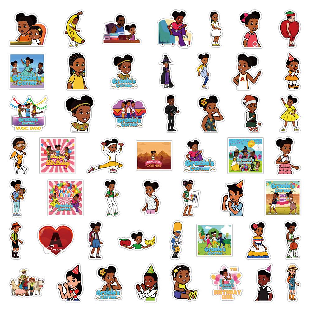 Gracie's Corner Vinyl Stickers for Scrapbook Cup Notebook Bike Skateboard Guitar