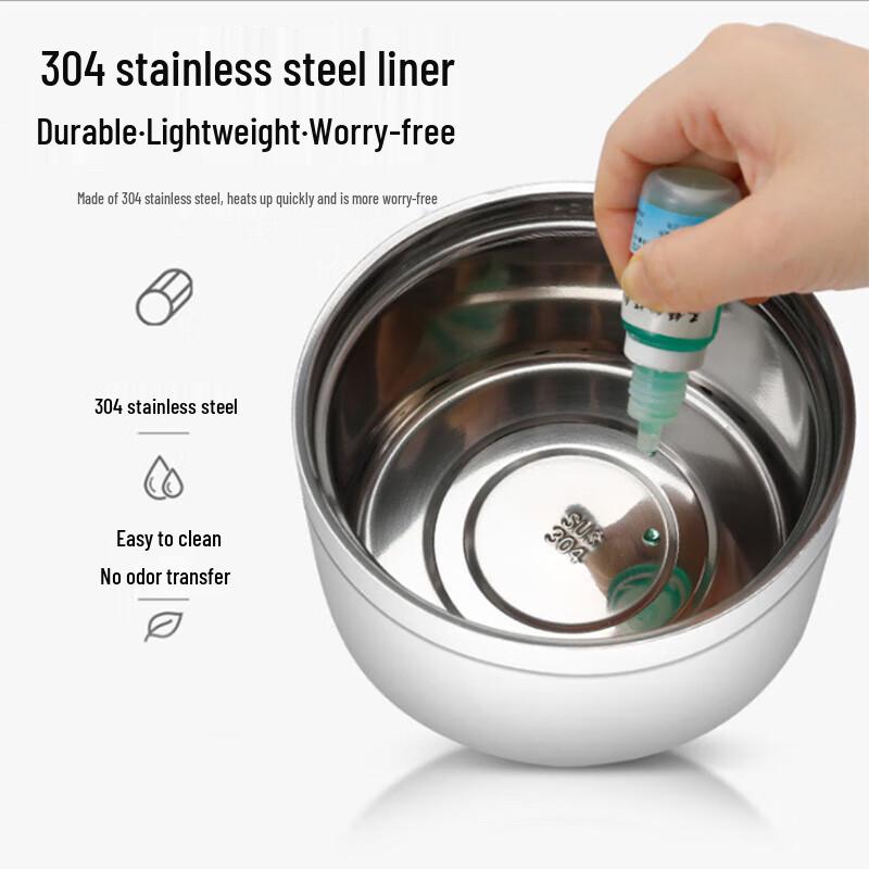 Heshiacheng 3-Layer 304 Stainless Steel Insulated Lunch Box