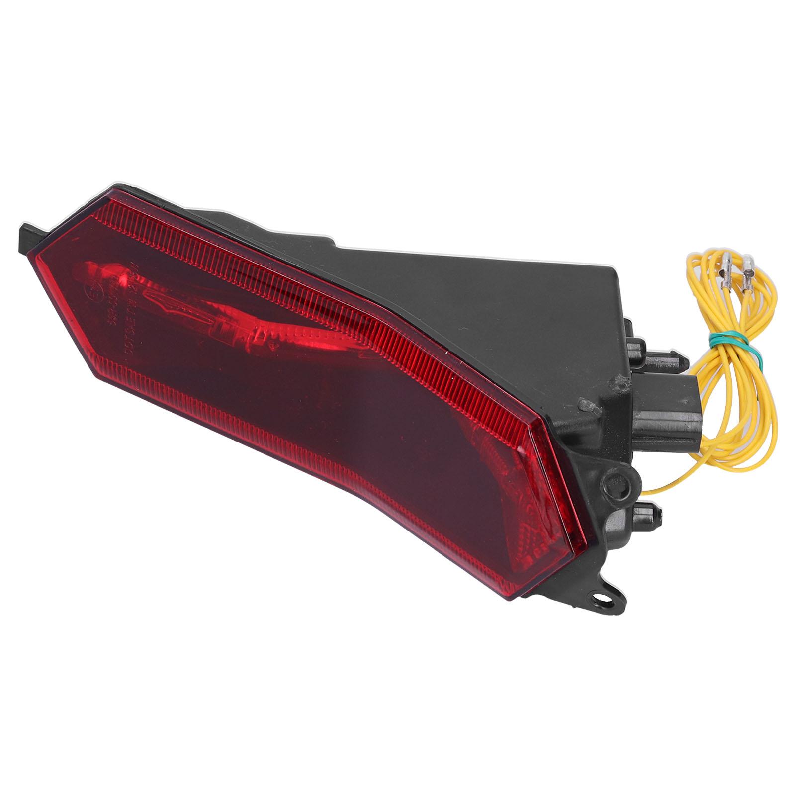 

Светодиодный задний фонарь в сборе, стоп-сигнал, указатель поворота высокой яркости, подходит для YZFR1YZFР6 Р7 (прозрачный красный