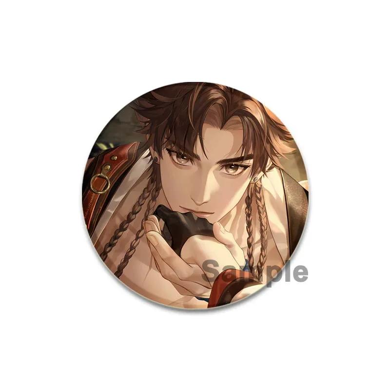 32/44/58mm Handmade Tinplate Plastic Badge Ashes of The Kingdom Brooches for Collar Clothes Backpack Jewelry Fans Gifts Card Games