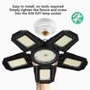 100-277V Garage Ceiling Light 23.5W Garage Light Fixture Durable Screw In LED Bulb  Workshop
