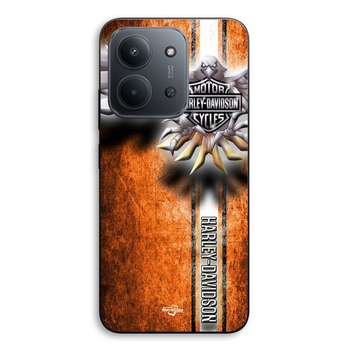 Coque de téléphone - MANIACASE - Xiaomi Redmi 15C 5g - Silicone TPU - Motif Harley Davidson - Souple