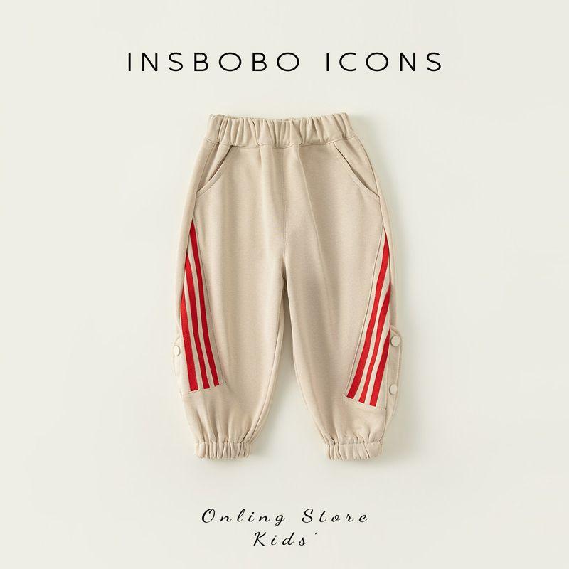 Girls Autumn Clothing 2024 New Arrival Children s Sweatpants Boys  Sports Pants Casual Pants Children Autumn Pants Baby Girl Pants Apricot color 90