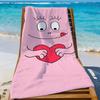 Cartoon B-Barbapapa-S Towel Sports Quick Dry Travel Camping Gear Sandproof Soft Light Large Beach Towel