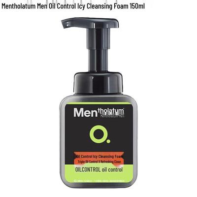 Mentholatum Men's Oil Control Ice Cool Facial Foam