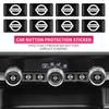 10Pcs Car Epoxy Resin Interior Sticker Car Logo Emblem Decal Decoration For Nissan Patrol Letter Badge Y60 Y61 Y62 GY Nismo