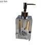 Crystal Bathroom Products Square Lotion Bottle Soap Dispenser Hand Sanitizer Bottles Bottling Bottle Shower Gel Bottles