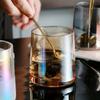 Glass Whiskey Cup Transparent Water Tumbler for Tea Coffee Juice Bar Drinkware Gift