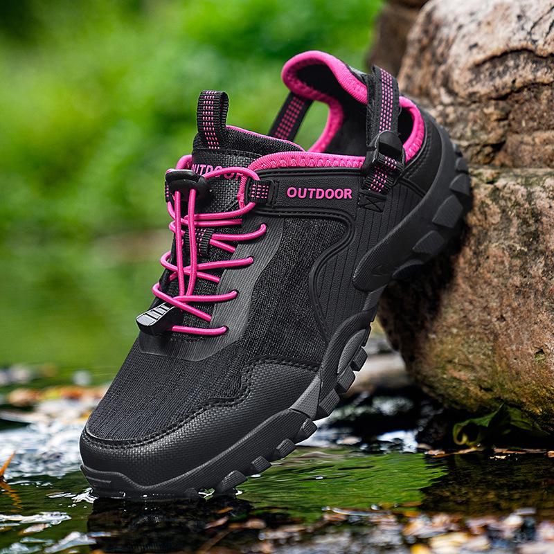 2025 Summer Large Size Men's Shoes New Outdoor Creek Hiking Shoes European and American Breathable Non-slip Wading Shoes Men