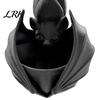 Gothic Home Decor 3D Printed Hanging Bat Plant Pot, Shaped Planter, Creative Halloween Decorative Holder Flowerpots, for Indoor Outdoor Garden