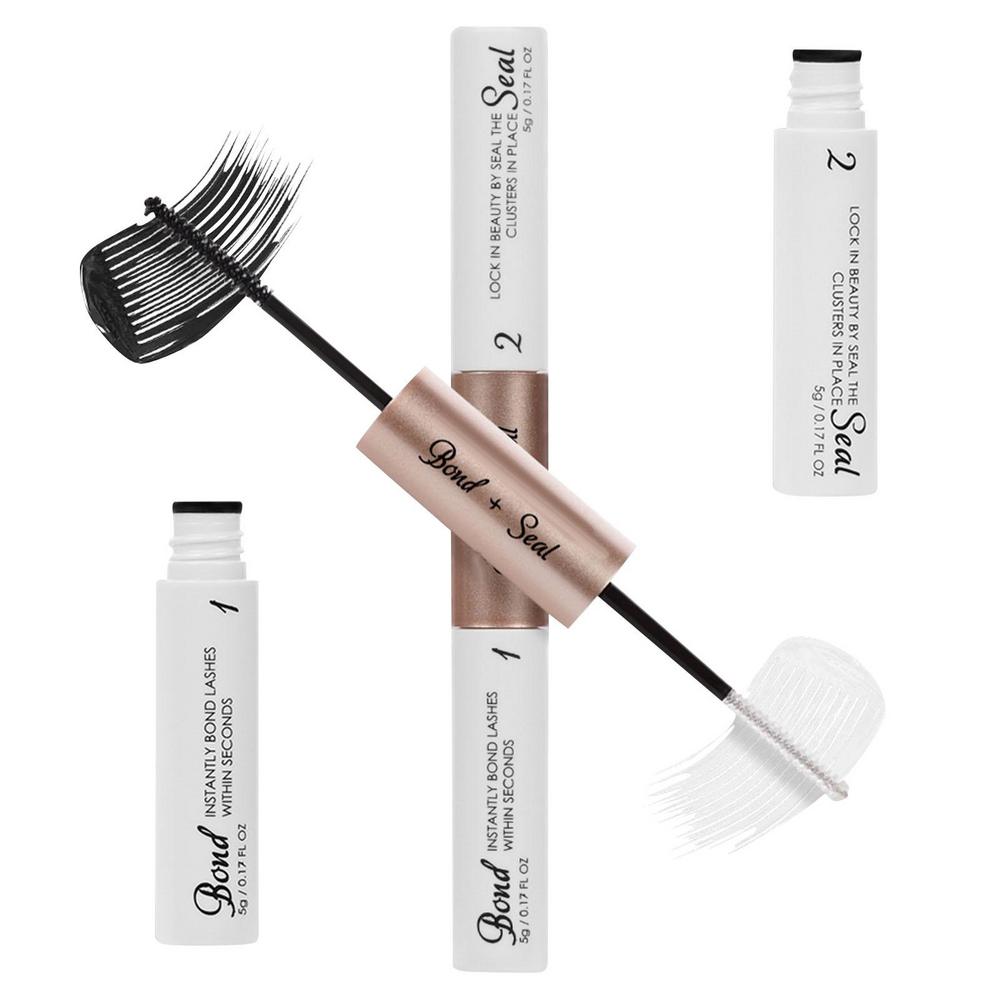 Eyelash Bond And Seal Fast Drying Lash Glue And Sealer Waterproof Strong Hold Cluster Lash Glue Bond And Seal For Cluster
