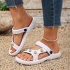New Style Women's Shoes - Thick-soled High-heeled Flip-flops, Anti-slip Beach Shoes