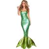 Halloween OS Mermaid Show Clothes Bar Party Clothes Export Tube Top Dress European and American Game Uniforms Spot