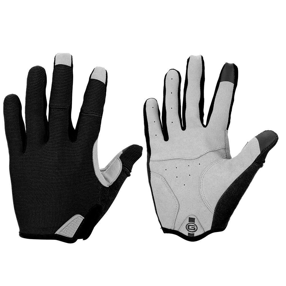 Winter Warm Bicycle Touch Screen Full Finger Gloves For Cycling Hiking Black XL