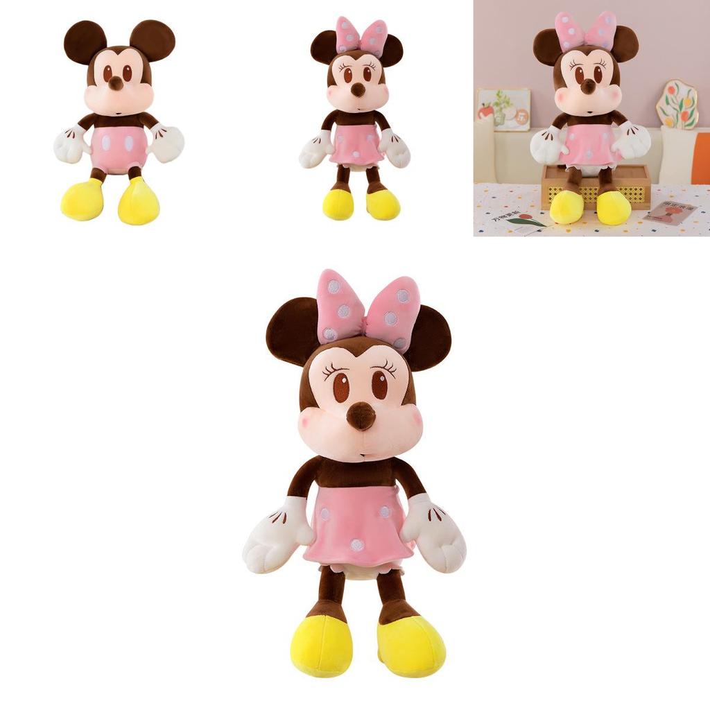 Disney Mickey Mouse Minnie Mouse Plush Stuffed Animal Toy Collectible Gift For Kids Wedding Party Decor