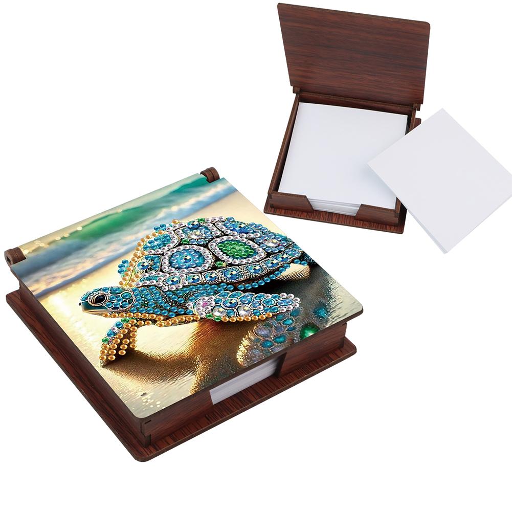 High Heels Diamond Art Note Box Contains 160 Sheets of Paper Gem Art Sticky Note Holder Gem Painting Memo Pad Holder Mosaic Kit