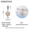Original Charms Copper Tarot Card Star Coin Pendant Beads Fit Bracelet Women Jewelry Making Diy Gift