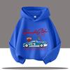 2025 New Vintage Car Children's Hooded Sweatshirt with Cartoon Print, Boys' Sportswear, Girls' Casual Top, Fall-winter Clothing