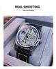 Fenshi FENSIR 8837 Men's Automatic Mechanical Watch - Hollow Design, Waterproof, Casual Belt.