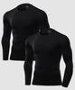 ARMEDES [2Pack] Plain Tech Fit Underlayer Long Sleeve Ar-52 (10 Colors) (C Type)