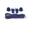 1 Pair of Elastic Shoelaces, Suitable for Children and Adults Stretching Lock Lazy Laces ,  Spring Retractable Sports Shoelaces