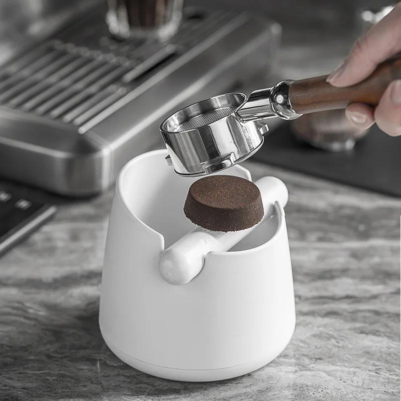 Kaffesump Hink ABS Knacknings Slaggtunna Rund Mini Knacknings Slaggtank Semi-espresso Specialavfall Sumplåda Baristaverktyg