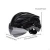 Helmet with Visor Safeguarding Bike Padded for Cyclists