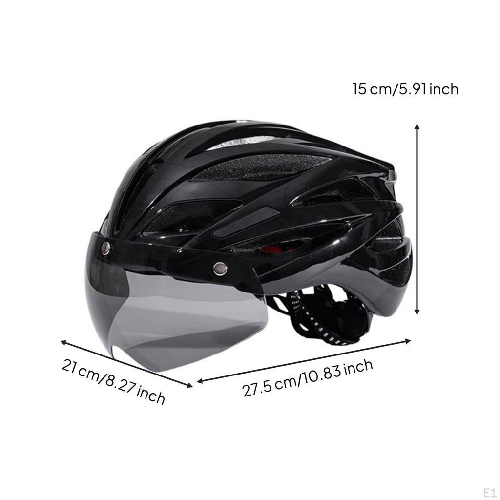 Helmet with Visor Safeguarding Bike Padded for Cyclists