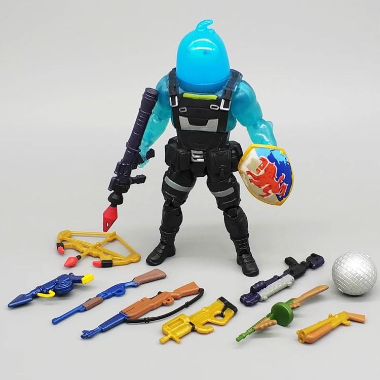 3.75 Inch Action Figures Set - Werewolf Ninja Special Forces Crossover Poseable Troops Model Collection For Toys Hobbies