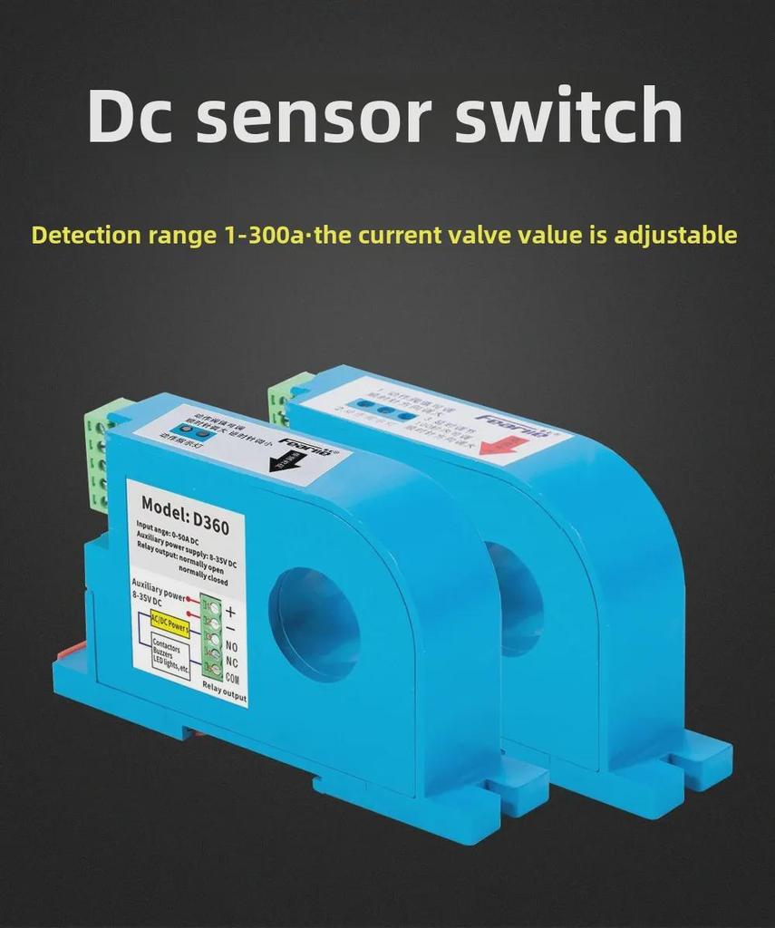 Fengqi DC Current Sensor Switch Module with Overload Protection and Hall Effect Control D360