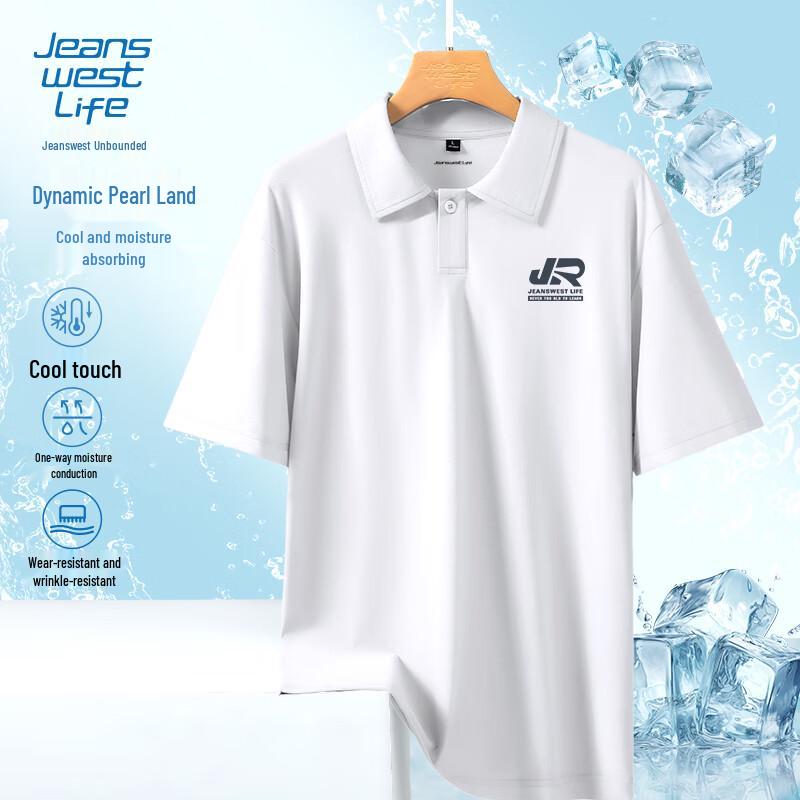 JEANSWEST LIFE Men s Ice-Feel Polo Shirt L