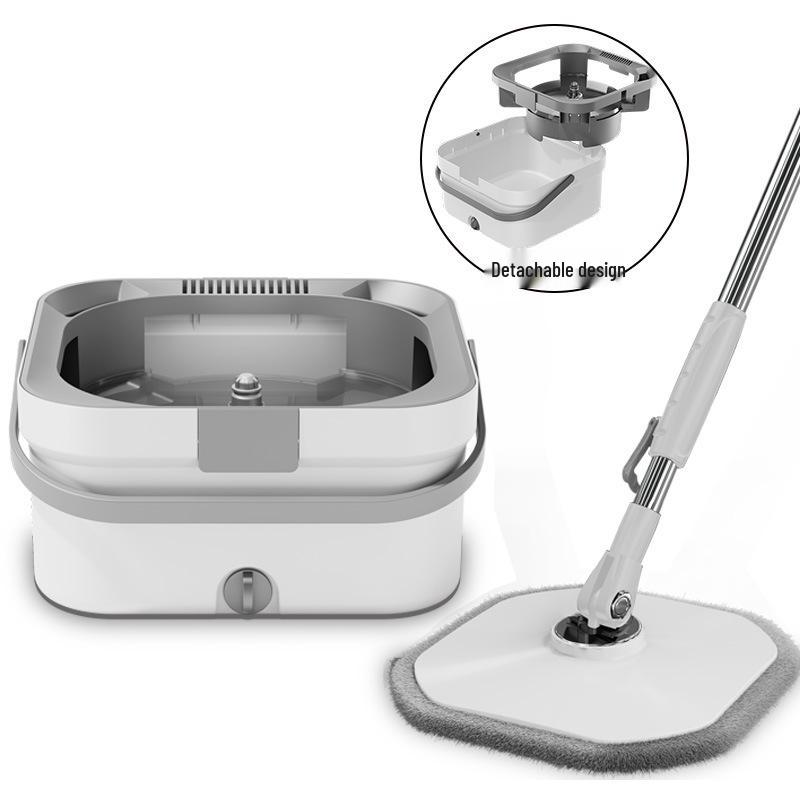 Hands-Free Spin Mop & Bucket Set for Clean & Dirty Water Separation