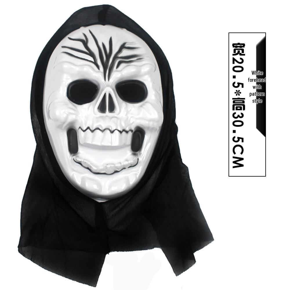 Mască de Mascaradă Vintage Halloween Fantomă Craniu - Design Scream Față Completă pentru Festival sau Petrecere