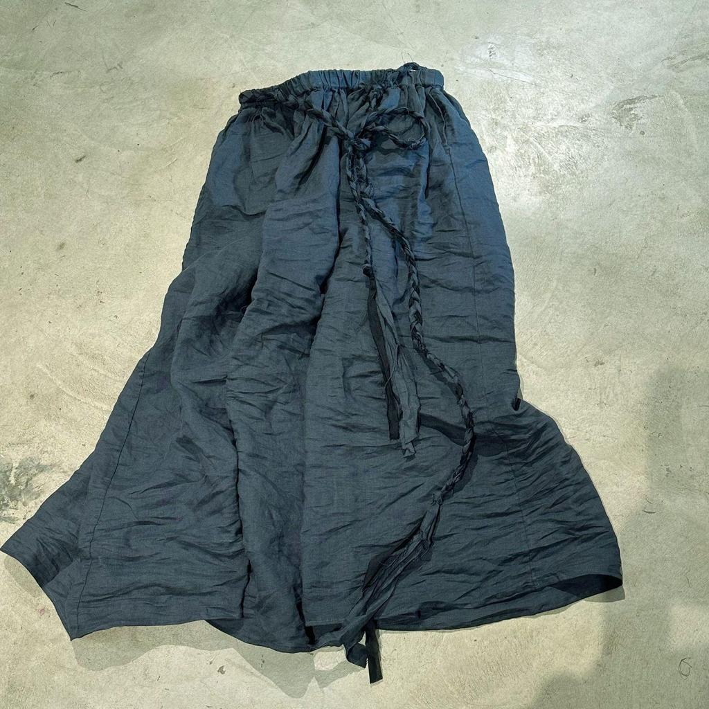 Johnature Woman Spring Casual Solid Color Retro Personality Skirt Fashion Niche Chinese Style Vintage Skirt