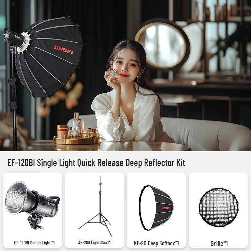 JINBEI Portable AC/DC LED Photography Fill Light Set