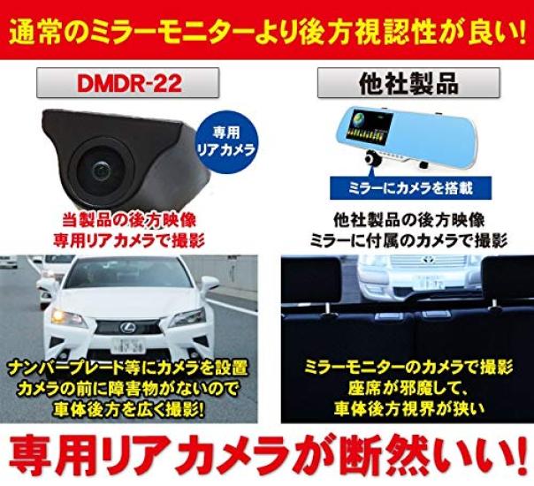 Front and Rear Camera Drive Recorder with Digital Inner Dual HD Night Parking and 32GB SD Card Included Mirror, G-Sensor, Wide-Angle, Cameras, GPS,