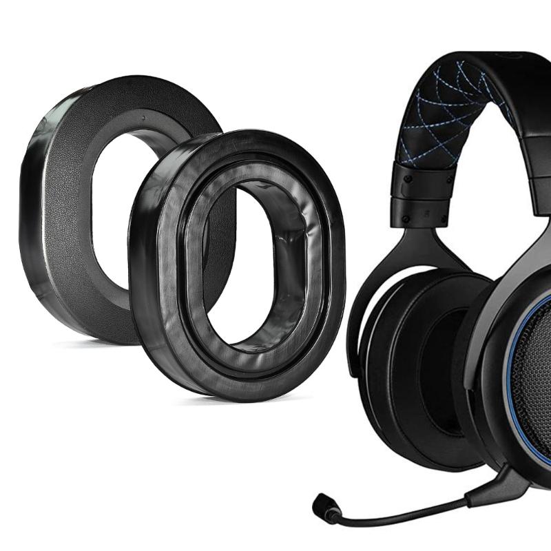 Soft Memory Foam Ear Pad Compatible for HS35 HS40 Wireless Headphones Breathable Silicone Earpads Long Last Comfort