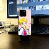 Cartoon S-Sailor M-Moons Phone Case For iPhone 17,16,15,14,13,12,11 Plus,Pro Max,XS,Colored Silver Plated Inside Cover