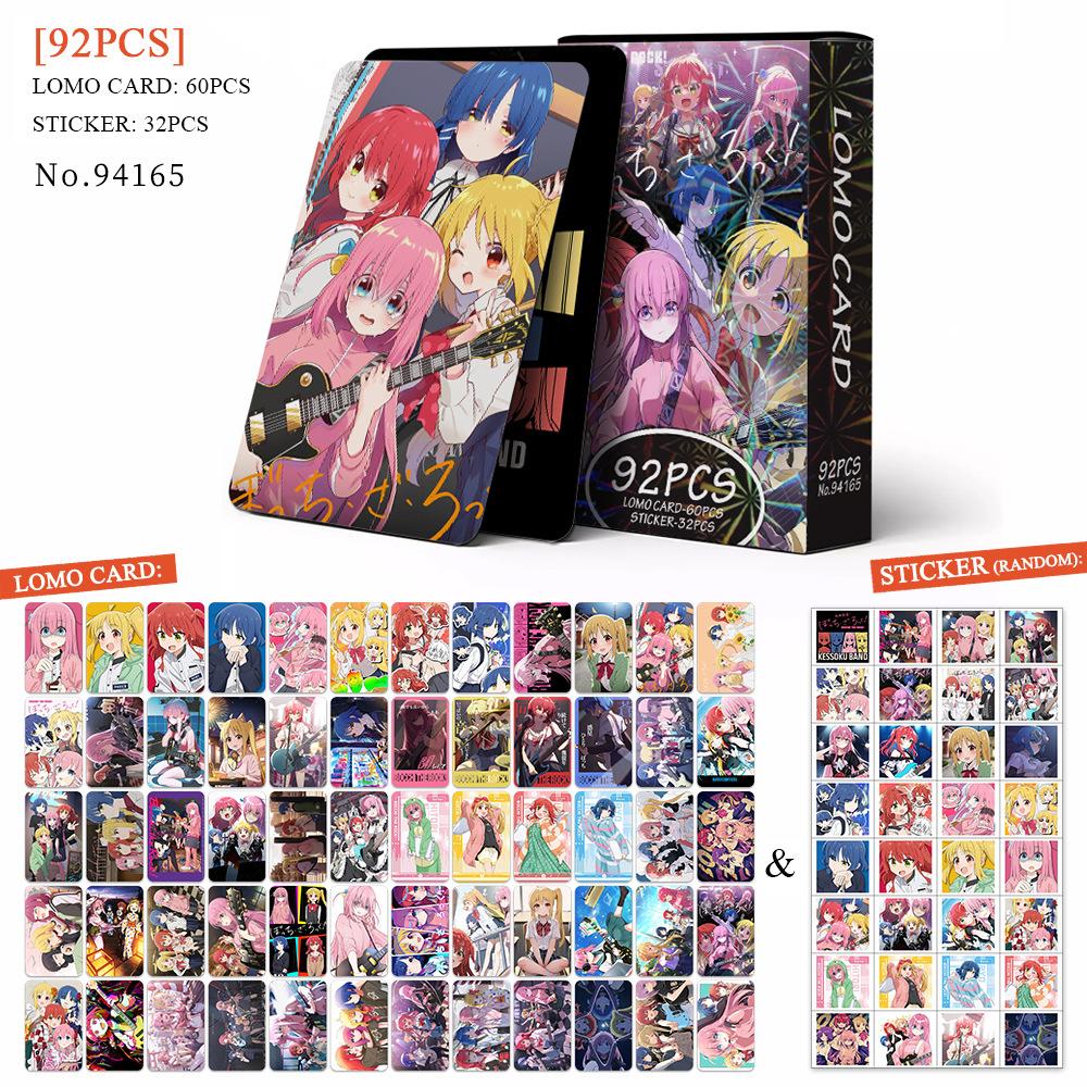 

92pcs/set Anime Bocchi The Rock Photo Cards LOMO Card Photocard for Fans Collection Gift
