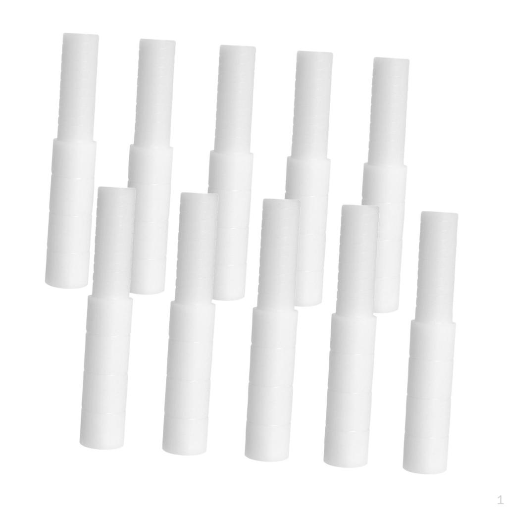 10 sztuk Przedłużki do kijów golfowych Akcesoria Sprzęt Wysoka wydajność Część zamienna Biały