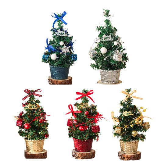 Excellent Mini Christmas Tree Wide Application Attractive Festival Ambience