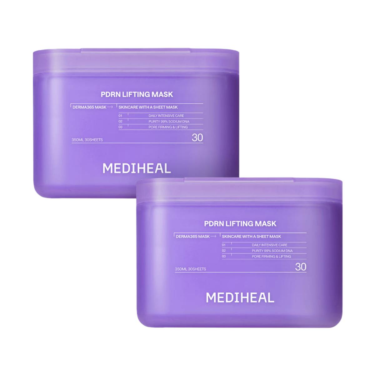 Mediheal Derma 365 Daily Mask Sheet PDRN Pore Firming 30 Sheets Dual Pack