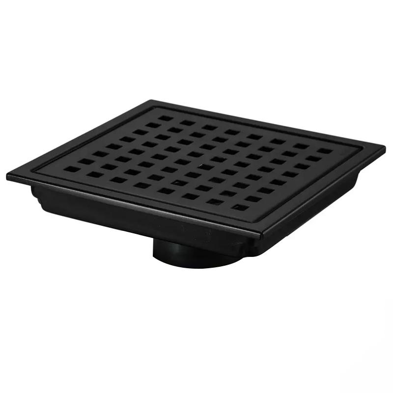 Kwadratowy Odpływ Podłogowy Prysznicowy 15*15 cm do Kuchni Łazienki Duży Przepływ Stal Nierdzewna Odpływ Podłogowy