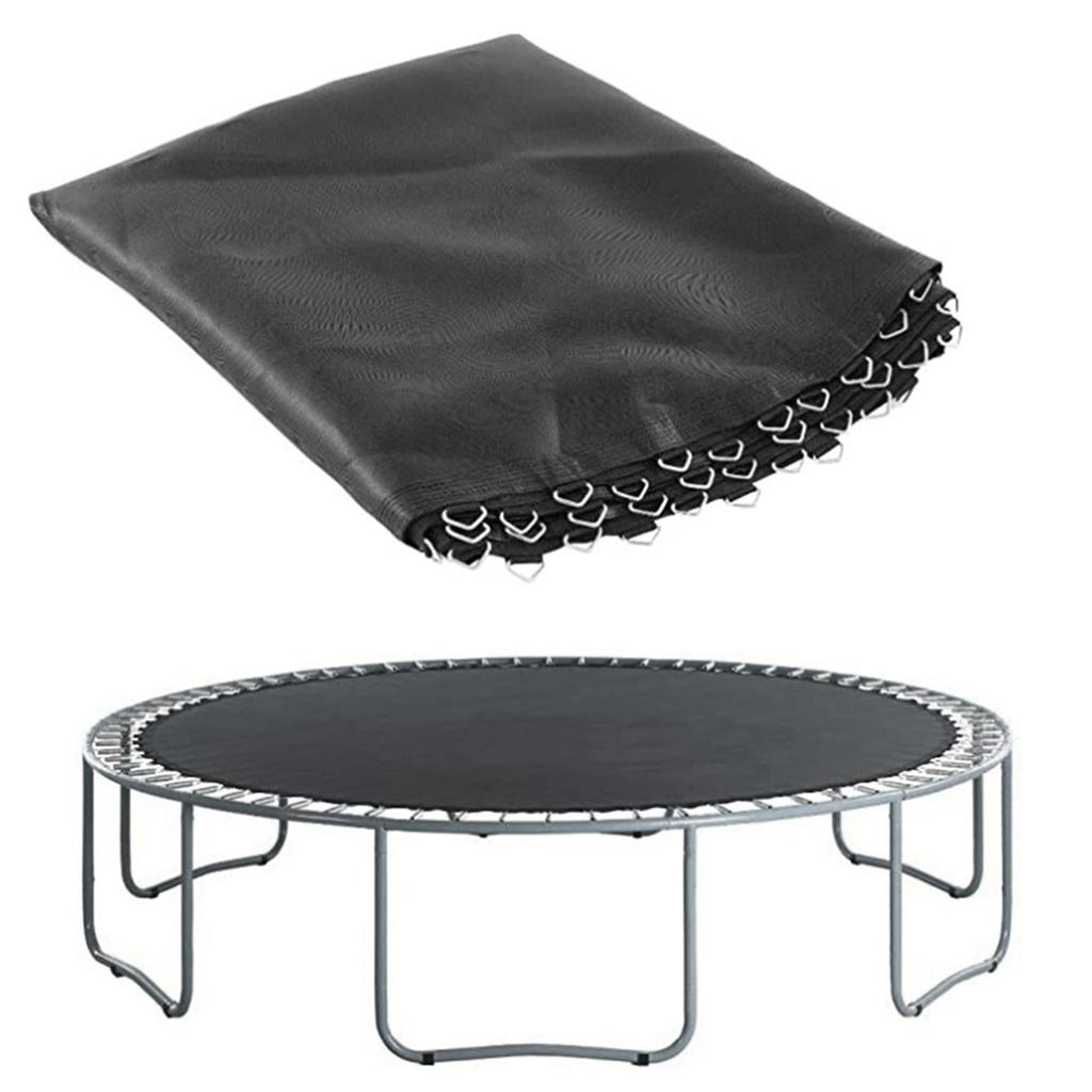 Tapete de Trampolim com Argolas V Alta Elasticidade Tapetes Redondos de Pulo Substituição Almofada de Pulo Resistente à Água Acessório de Trampolim
