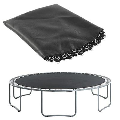 Alfombrilla de Trampolín con Anillas en V Alta Elástica Redonda Esterillas de Salto Almohadilla de Salto de Repuesto Resistente al Agua Accesorio de Trampolín
